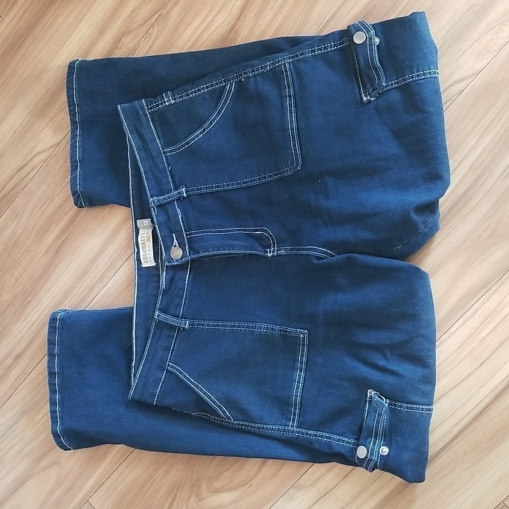 Cargo Jeans Celebrity Ace Stretch Denim Jeans Size 15